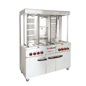 Wholesale Commercial Use Lpg Shawarma Machine Gas Burners Kitchen Restaurant Equipment Kabab Machine Gyro Grill