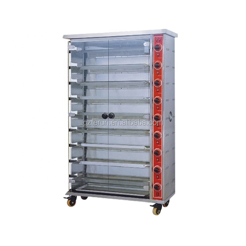 New Arrival Commercial Bbq Kebab Gas Rotisserie Machine Chicken Grill Machine Large