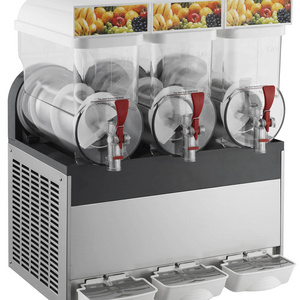 Commercial 15L*3  Slush Machine Vending Frozen Slushie Used Stainless Steel Slush Machine Granita Daiquiri Slush Machine