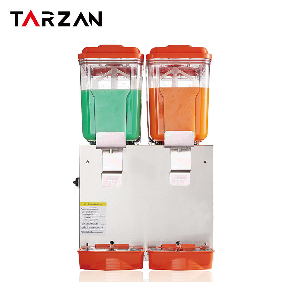 Double Tanks Juice Maker Commercial Cooling and Hotting Drink Dispenser 12L 16L 18L 24L 32L 36L 48L Juice Dispenser for Sale