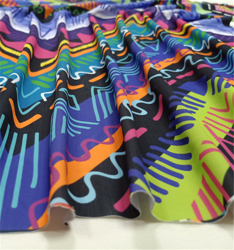 Design Stretch Printing Color Changing Swimwear Fabric for Bikini