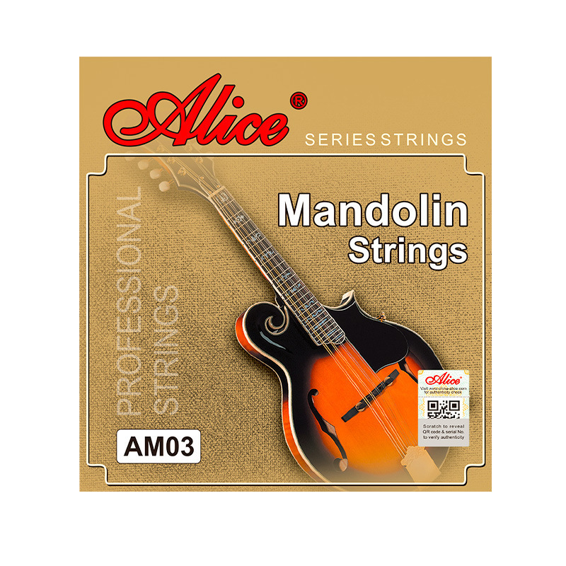 Alice Mandolin String AM03/05/08 One set of eight professional mandolin string sets