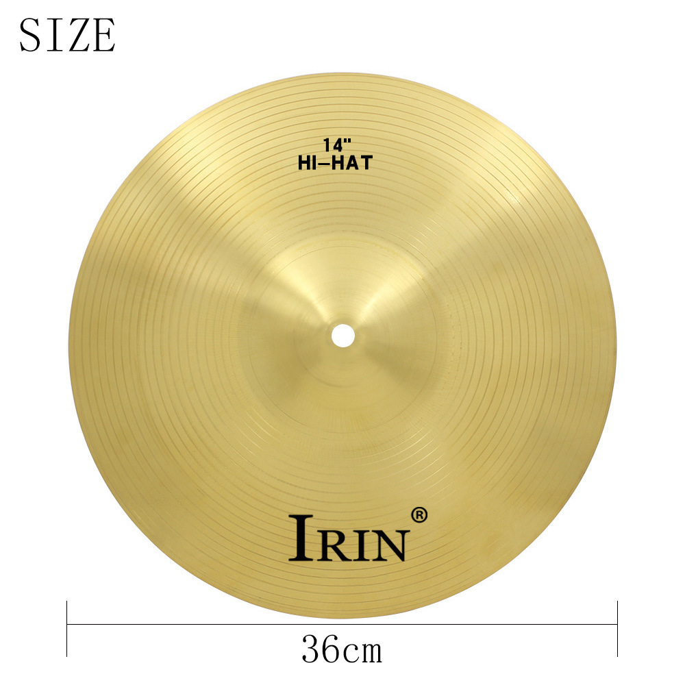 Factory direct sale brass 8-20 inch drum set cymbals percussion accessories