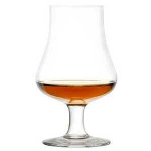 hand-made Tasting and Nosing Scotch Glass on a Short Stem crystal whiskey glass