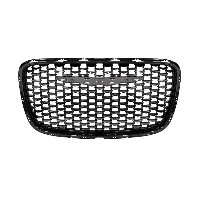 for 2015-2018 Chrysler 300 Front Grille Painted Black Gray Frame Car grilles 5SW18DX8AD