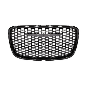 for 2015-2018 Chrysler 300 Front Grille Painted Black Gray Frame Car grilles 5SW18DX8AD