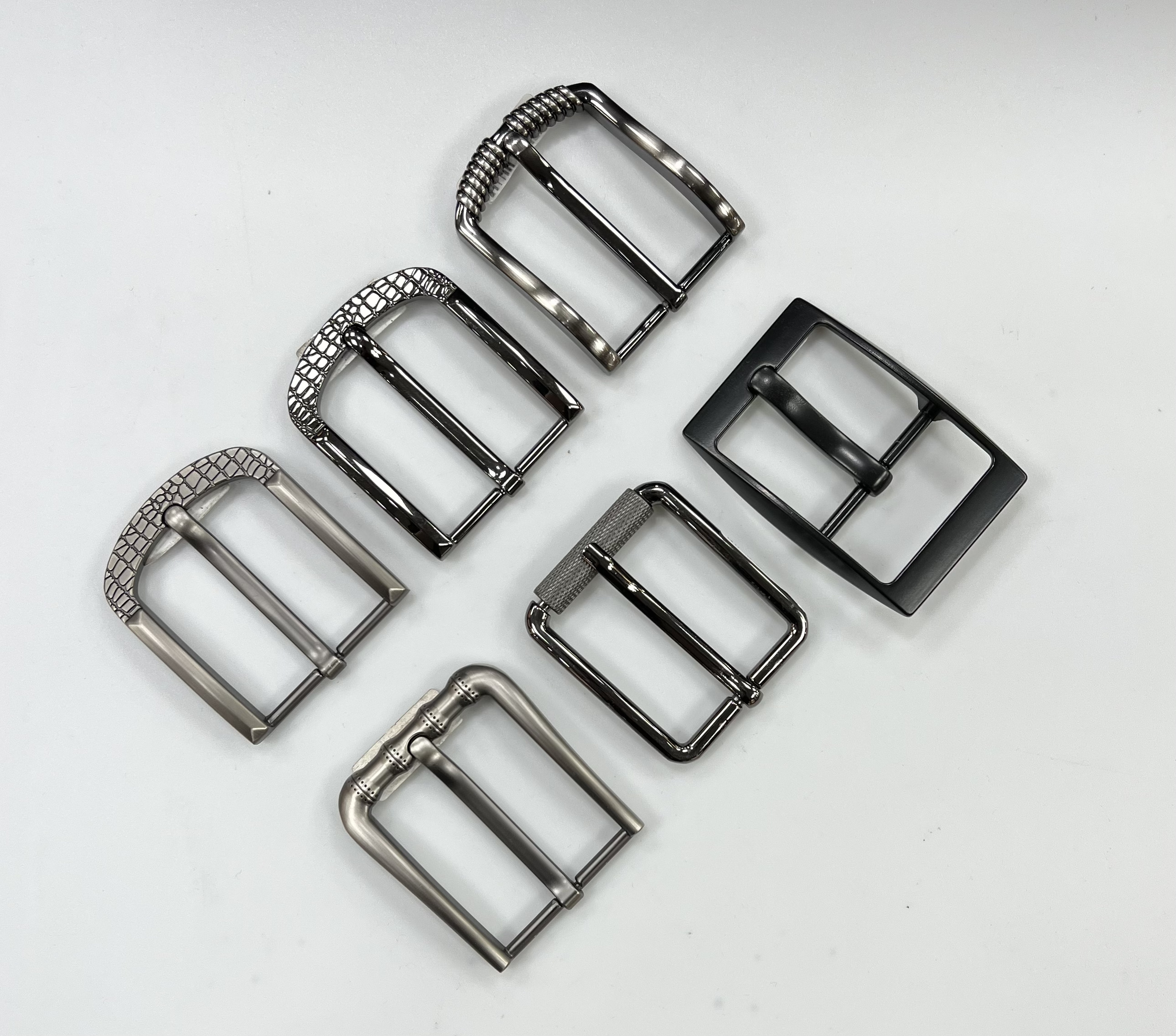 35Mm-40Mm Inner Size Custom Brand Logo Pin Buckle Zinc Alloy Metal Belt Buckle For Men Women