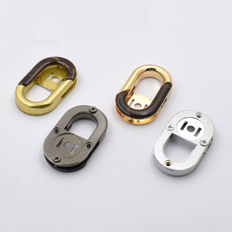 Metal decorative purse locks handbag lock magnetic closure lock for bags