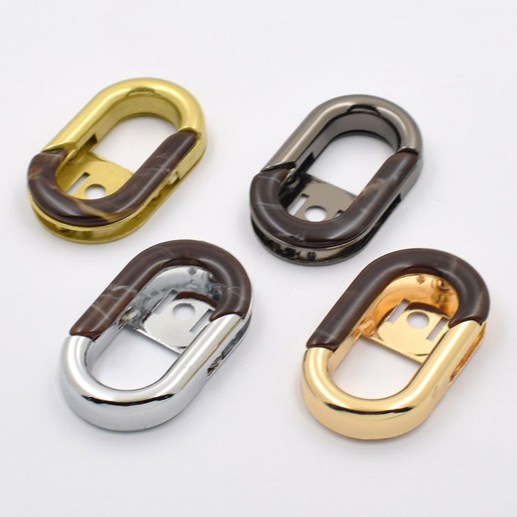 Metal decorative purse locks handbag lock magnetic closure lock for bags