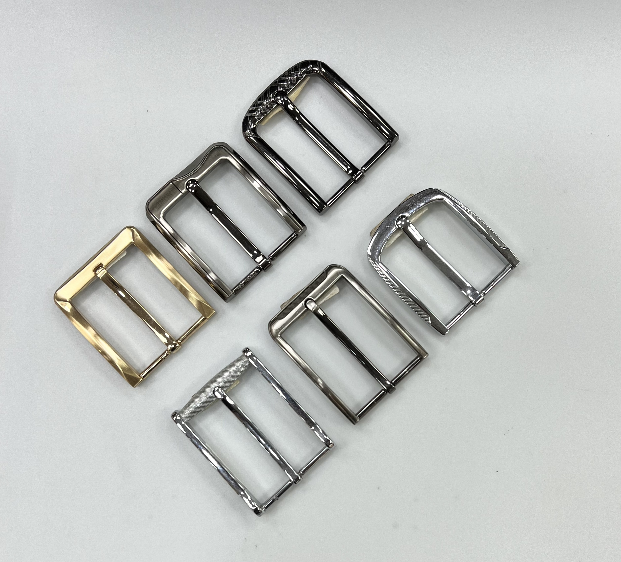 35Mm-40Mm Inner Size Custom Brand Logo Pin Buckle Zinc Alloy Metal Belt Buckle For Men Women