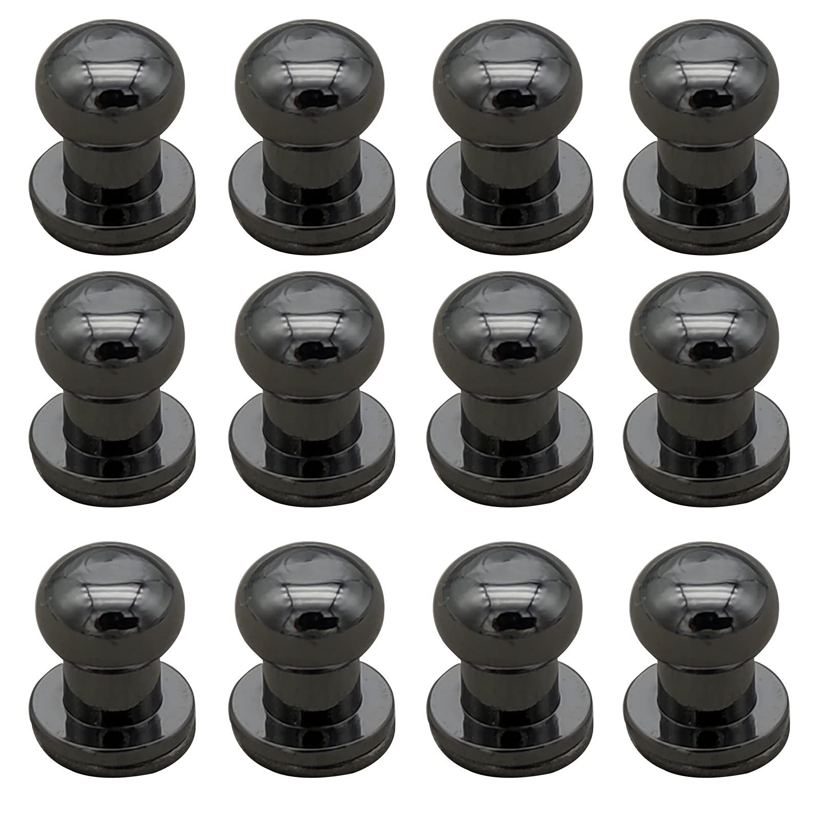 Round Head Button Phillips Screw Stud Rivet Craft Belt for DIY Craft Leather Craft Repairs Decoration