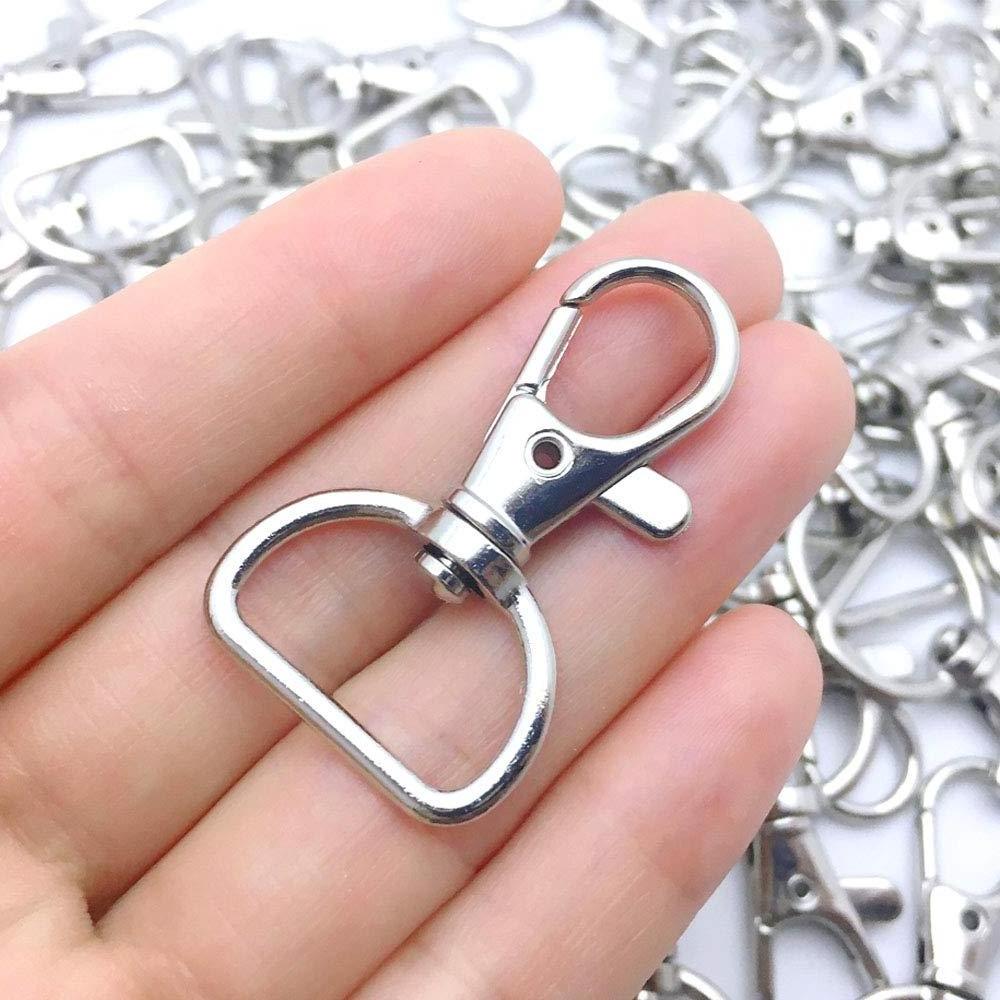 Metal Hook For Keychain Purse Bag Handbag Hardware Lobster Clasp Swivel Spring Snap Hook D Ring Snap Hook