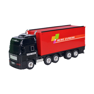 WS528 Container Truck Car Model Speaker Wireless Car Shape Speaker Gift Toy Car Speaker