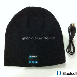 Hotsale Beanie Hat Wireless Smart Blue tooth Beanie Hat Knitting  Headphone Headset Speaker Mic Music Hats