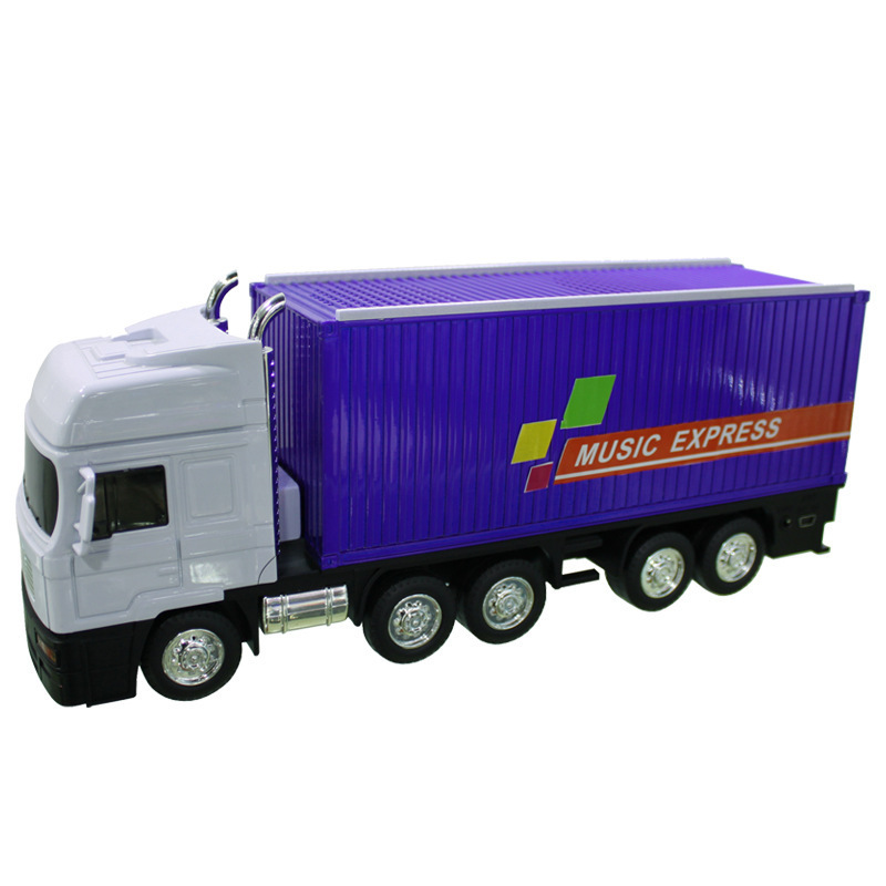 WS528 Container Truck Car Model Speaker Wireless Car Shape Speaker Gift Toy Car Speaker