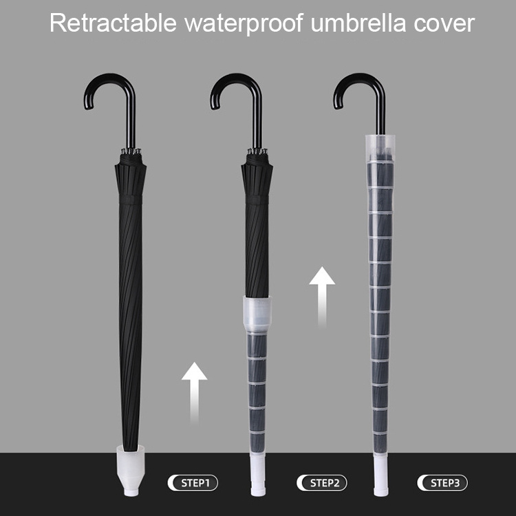 Promotional UV Waterproof Windproof Sun And Rain Umbrella Custom Logo Automatic Umbrella With Plastic Cover Cup