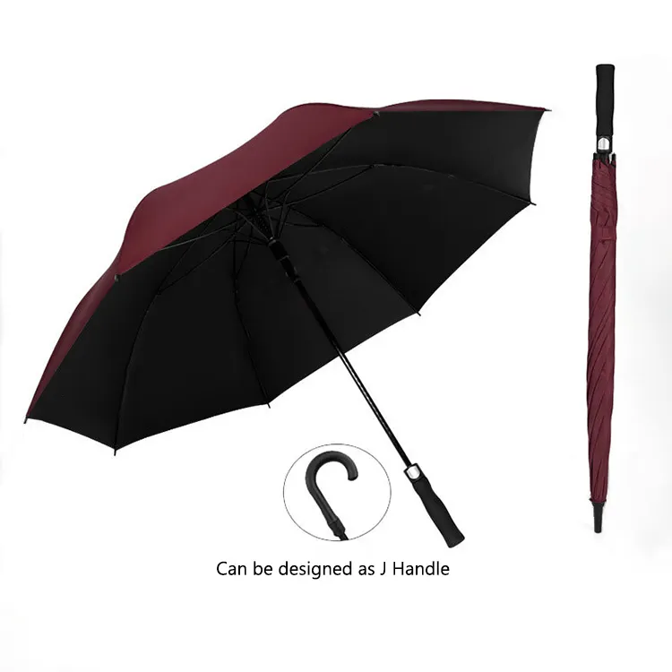 Extra Large Automatic Open Straight Business Golf Umbrella with Logo Factory Direct Supply