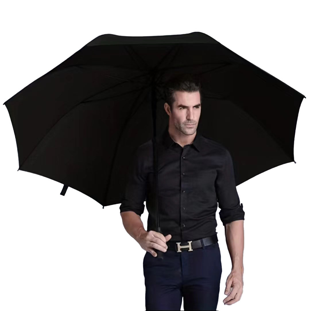 Extra Large Automatic Open Straight Business Golf Umbrella with Logo Factory Direct Supply