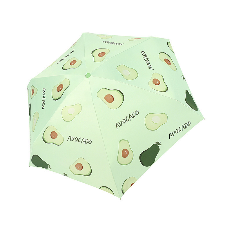 Fruit sun anti-UV sunny and rainy mini folding female capsule umbrella