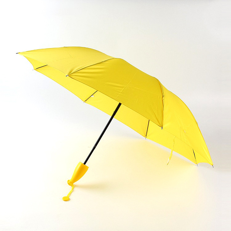 Yellow&Green Fruit Creative Umbrella Rain Banana Umbrella For Womens Windproof Folding Umbrellas