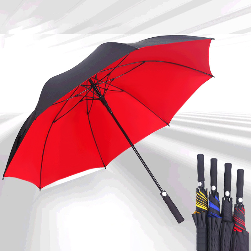 30 Inch Double Layer Extra Large Oversized Golf Umbrella Heavy Auto Open Windproof Waterproof Stick Rain Umbrellas