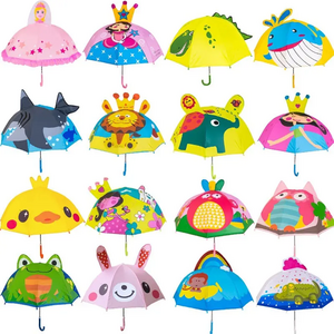 3D Ear Modeling Kids Umbrella Cute Cartoon Umbrella Kids Animation Creative For Children Boys & Girl Gifts