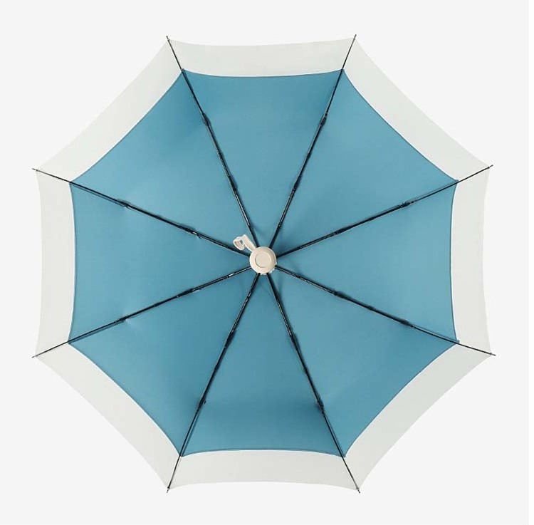 New Cheap Small Fresh Korean Oem Umbrella UPF50+ Sun Protection Rain Dual Use Three Folding Automatic Umbrella