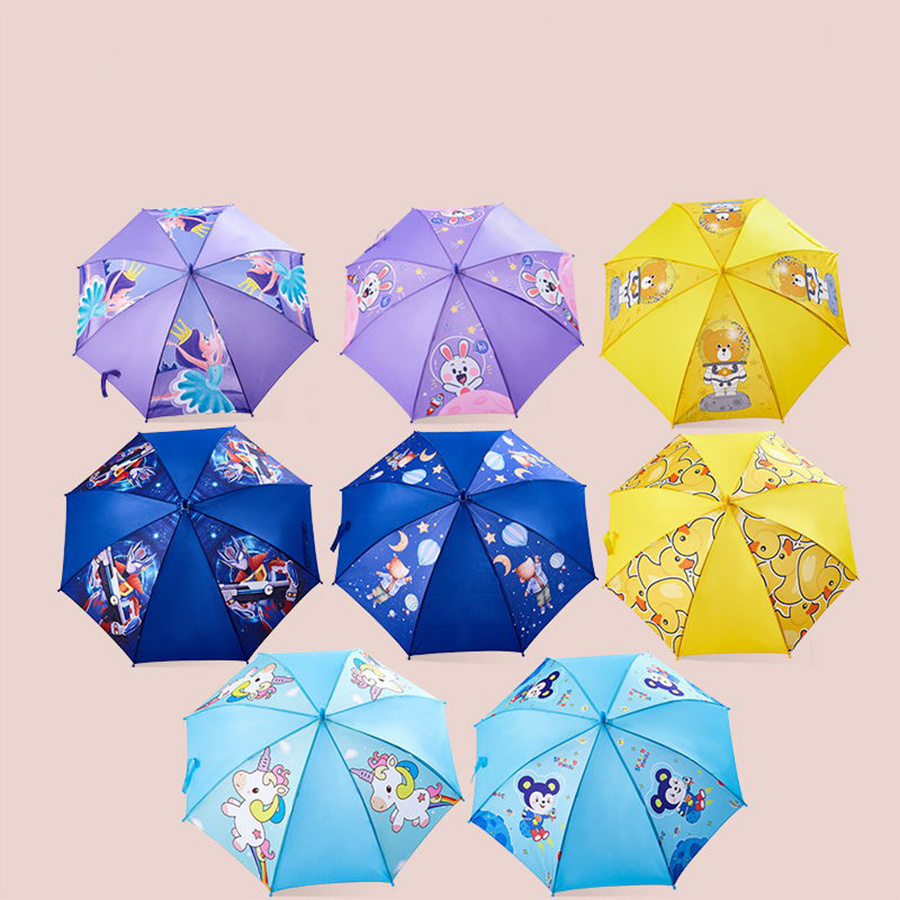 Customized Cartoon Pattern Logo Children's Umbrella School Students' Dual Use Umbrella