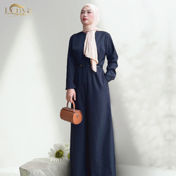  2023 Fashion Women Modest Solid Color Islamic Muslim Clothing Jumpsuit