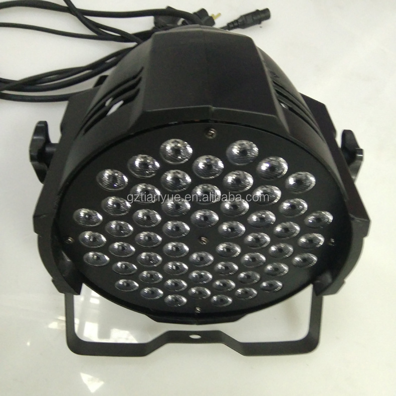 54 x 3W RGBW led par light 64 DMX 512 Led party Light for stage  DJ life show