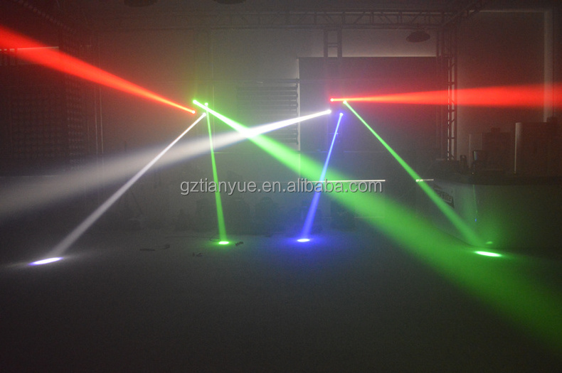 2019 4 heads led moving head beam light led effect light laser light for disco&bar&KTV