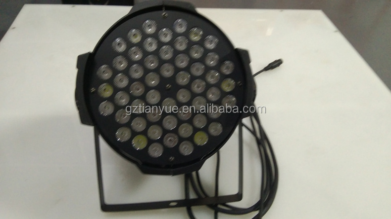 54 x 3W RGBW led par light 64 DMX 512 Led party Light for stage  DJ life show