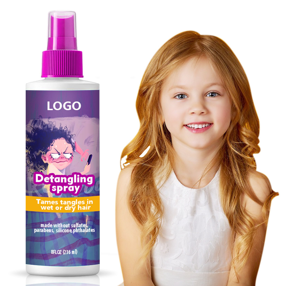 Hair beauty salon professional customized hair spray children fluffy and soft spray to improve anti curl oily hair