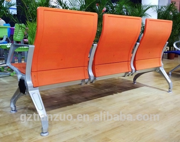 Comfy Conference Room Polyurethane PU Lobby Waiting Chair