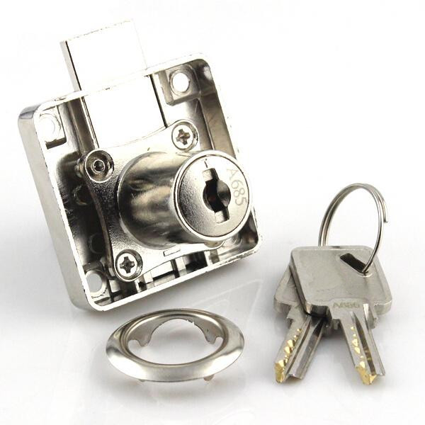 K138-22 Drawer lock with master keys cylinder cabinet lock office desk drawer lock with keys