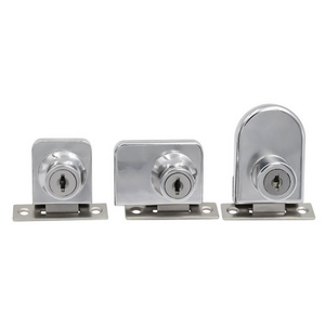 Xiaoboshi 407 408 409 Glass cabinet door lock Display cabinet lock Double single open glass lock