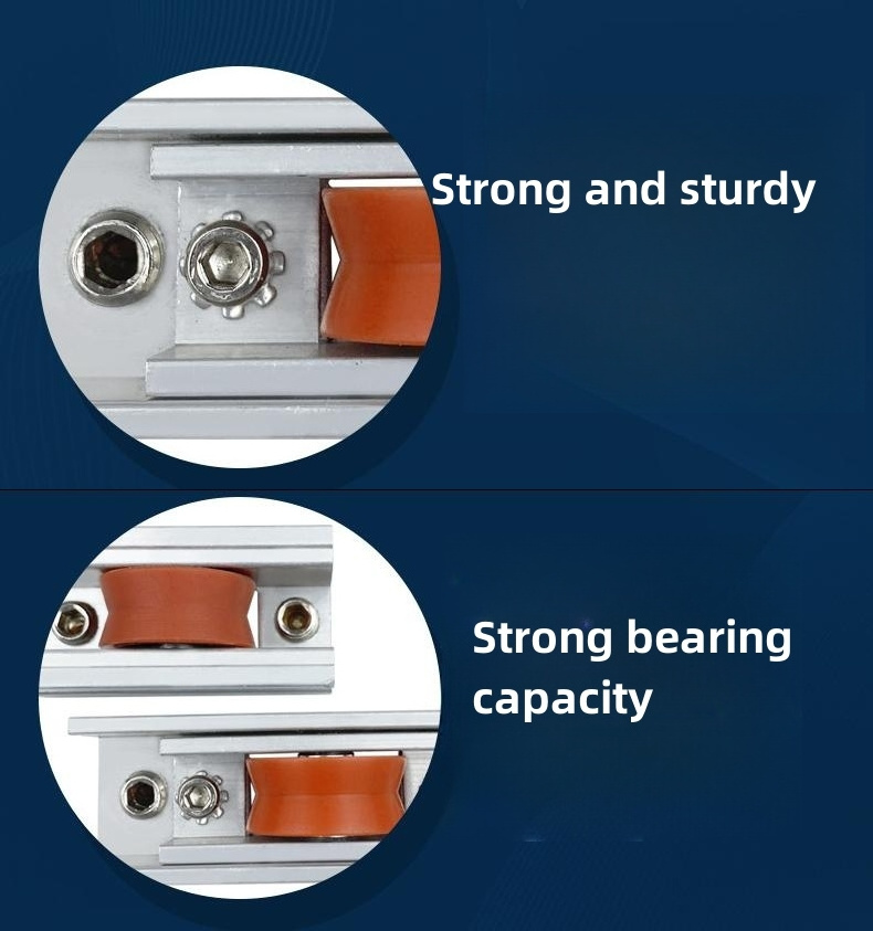 Furniture hardware Ball bearing door roller windows pulley Sliding wheel Aluminum Double&Single roller