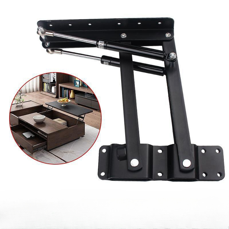 Desk Frame Gas Hydraulic Folding Hinge Table Top Spring Lift Hinge Save Space Folding Coffee Table lift Mechanism