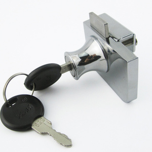 409 Zinc Alloy Display Glass Lock Furniture Hardware Fittings Xiaoboshi Cabinet Lock With Keys