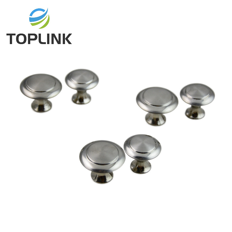 Round Cabinet Knob Handles Hardware Furniture Accessories Stainless Steel Kitchen Storage Modern Kitchen Handle