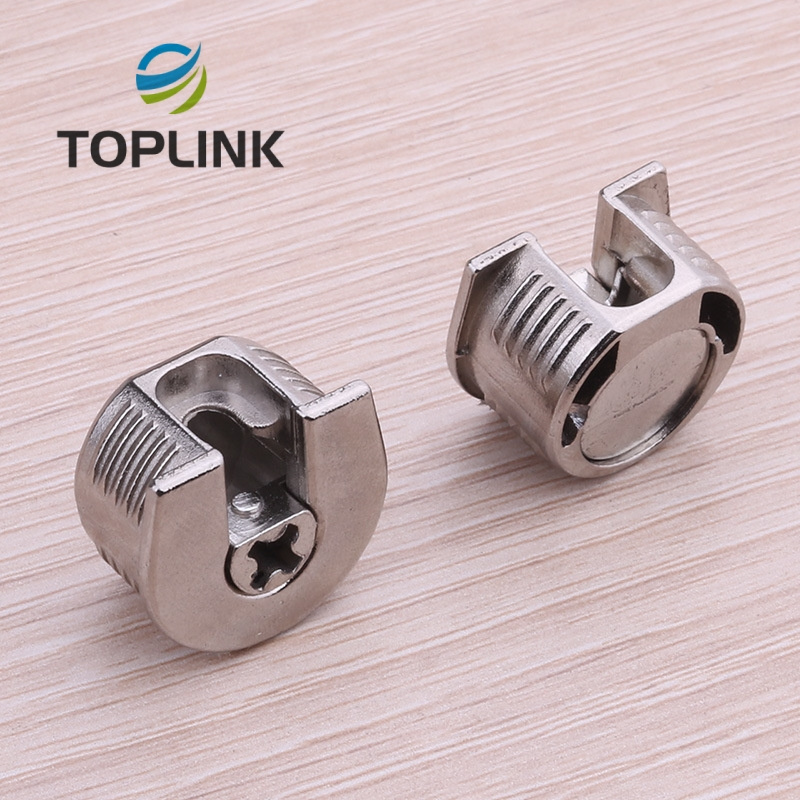 Factory Supply Cabinet 3 in 1 Fitting Hidden Rafix Wood Joint Connector Zinc Alloy Invisible Shelf Support With Screw