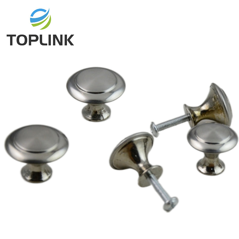 Round Cabinet Knob Handles Hardware Furniture Accessories Stainless Steel Kitchen Storage Modern Kitchen Handle