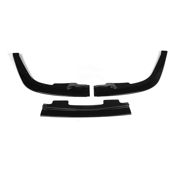 Car Front Bumper Splitter Lip Spoiler Splitter Deflector Lips Cover Trim Body Kit For Subaru Impreza WRX Sti S204 2006-2007