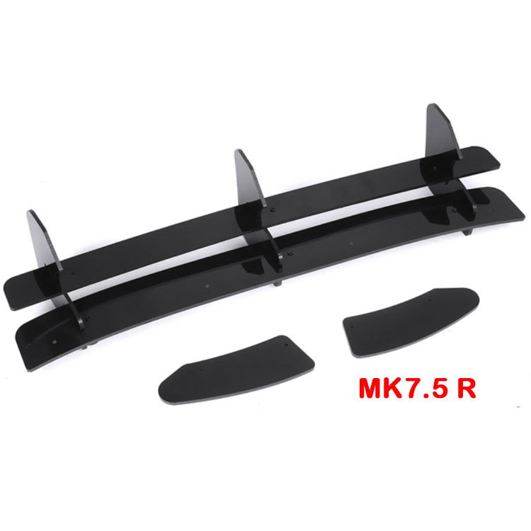 Car Rear Bumper Lip Diffuser Spoiler Rear Side Splitter Deflector For VW Golf MK6 MK7 MK7.5 GTI / R