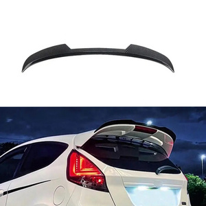 Hot Sales Rear Wing Accessories Body Kit Rear Trunk Roof Spoiler For Ford Fiesta ST-Line MK6 MK6.5 2008-2017