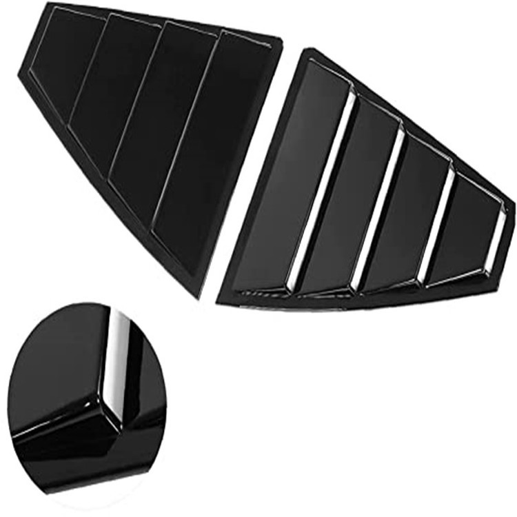 Car Side Vent Rear Window Louvered Cover Trim  Auto Accessories Styling For Hyundai Elantra 2016-2020