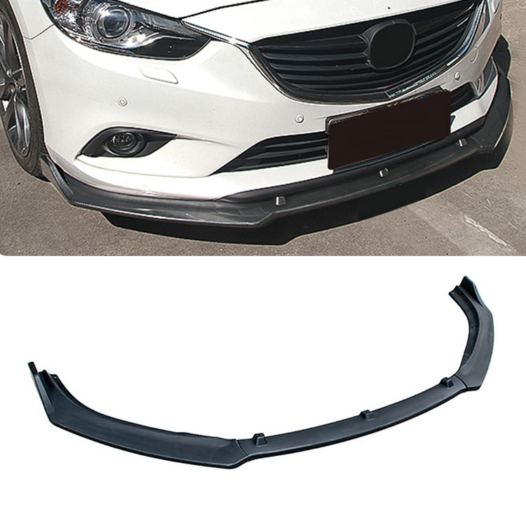 Front Spoiler Bumper Cover Lip  Car Lower Protect Guard Plate Trim Splitter Body Kit For Mazda 6 Atenza 2014 2015 2016 2017 2018