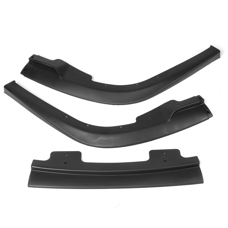 Car Front Bumper Splitter Lip Spoiler Splitter Deflector Lips Cover Trim Body Kit For Subaru Impreza WRX Sti S204 2006-2007