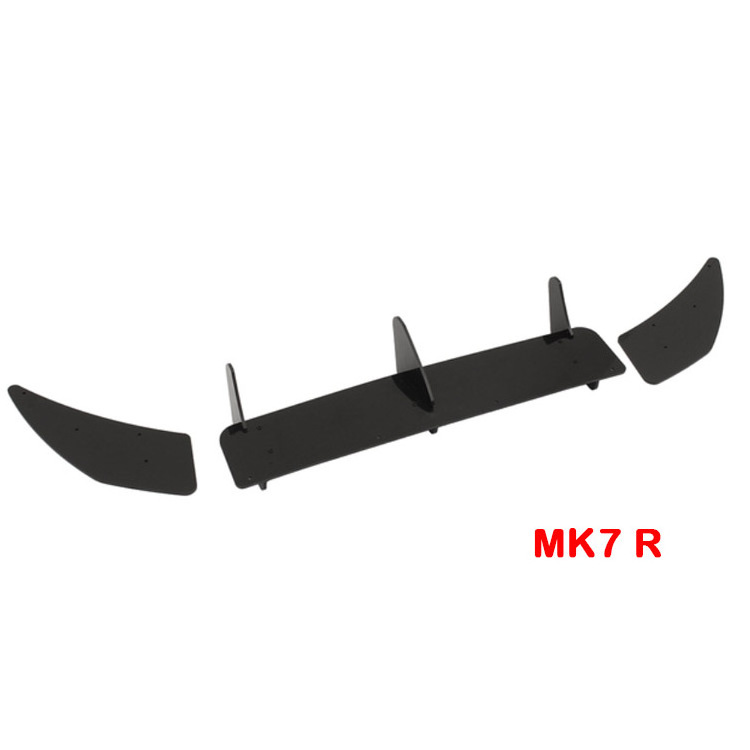 Car Rear Bumper Lip Diffuser Spoiler Rear Side Splitter Deflector For VW Golf MK6 MK7 MK7.5 GTI / R