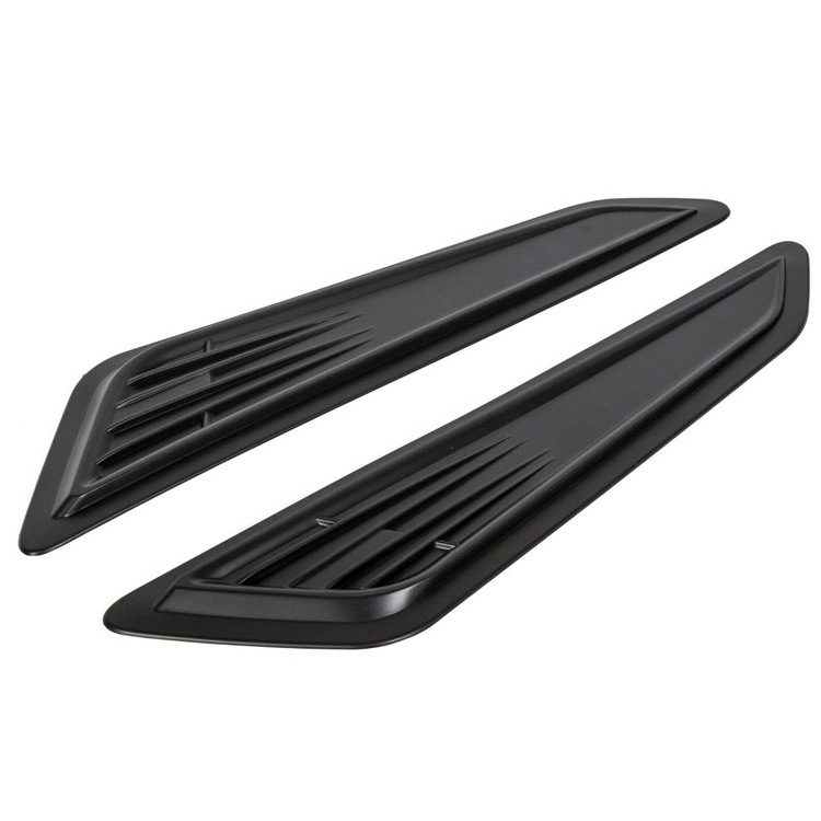 Universal Black ABS Bonnet Hood Vent Scoop Covers For Chevy Camaro 1LT LT RS 2016 2017 2018